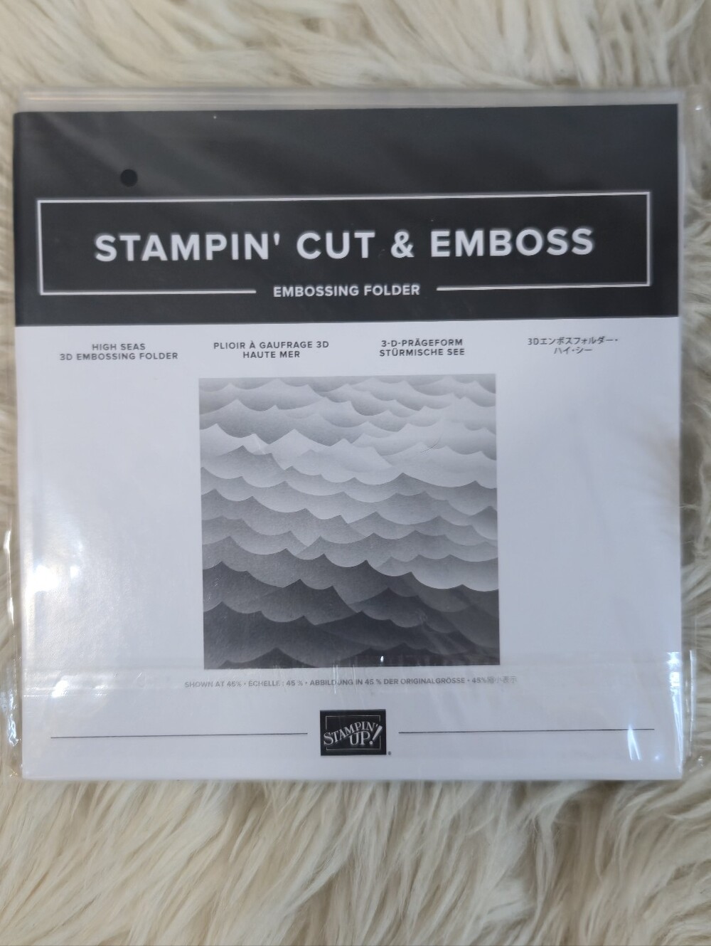 Stampin' Up! Stampin' Cut & Emboss High Seas 3D Embossing Folder 149577